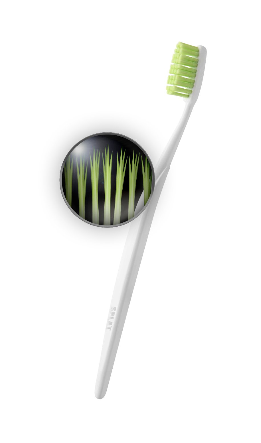Зубная щетка Splat Professional Sensitive Medium, средняя, зеленый - фото 4