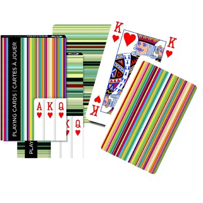 Карты игральные Piatnik Полоски, одна колода, 55 карт (PT-161117) - фото 1