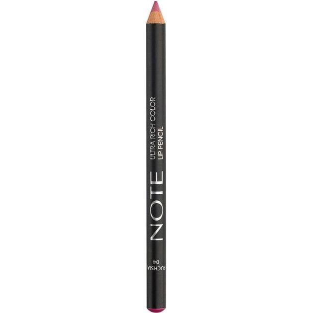 Карандаш для губ Note Cosmetique Ultra Rich Color Lip Pencil тон 4 (Fucsia) 1.1 г - фото 2