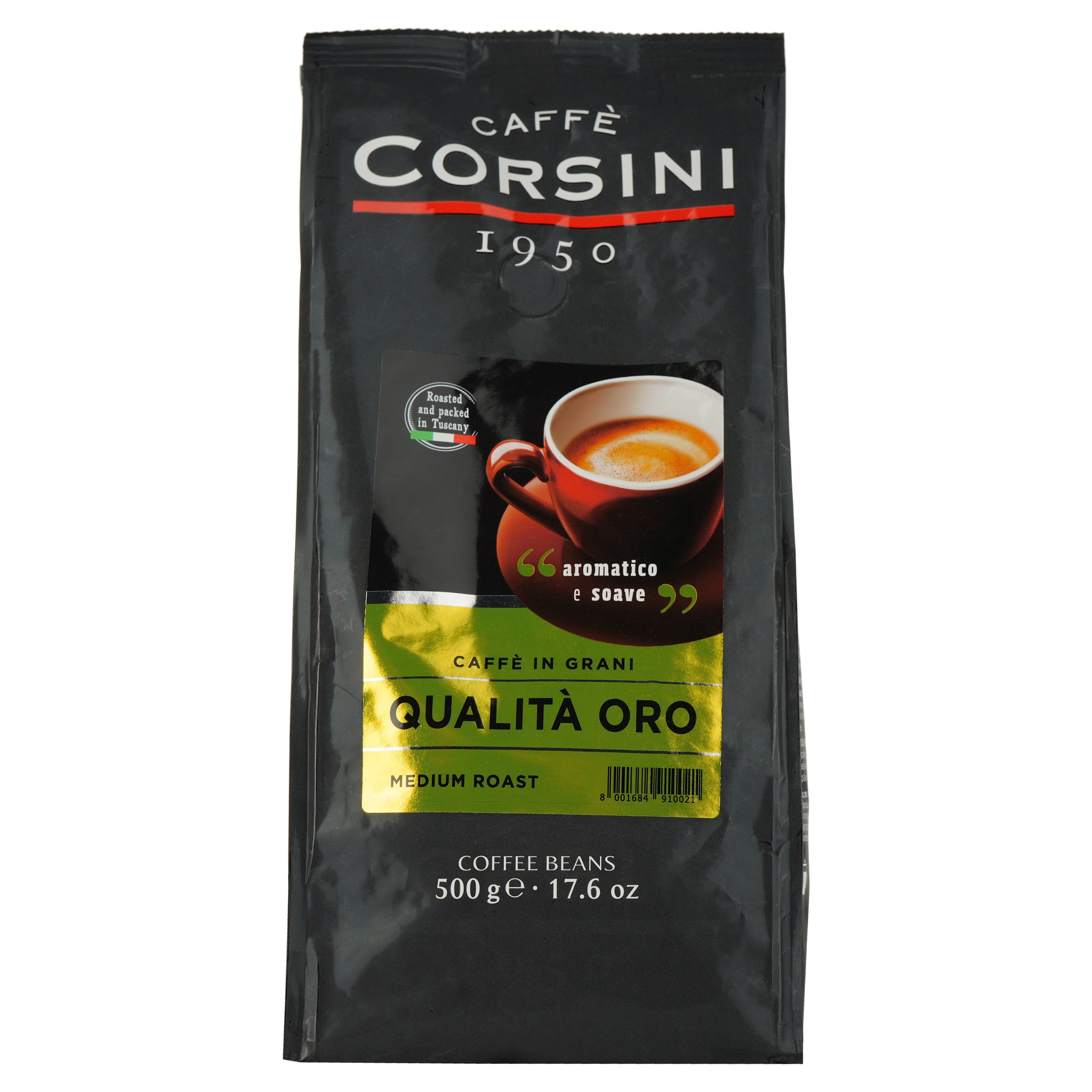 Кава в зернах Corsini Qualita` Oro смажена натуральна, 500 г (591309) - фото 1