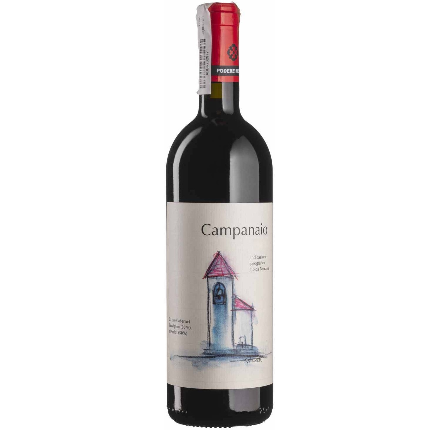 Вино Podere Monastero Campanaio Red 2021, червоне, сухе, 0,75 л - фото 1