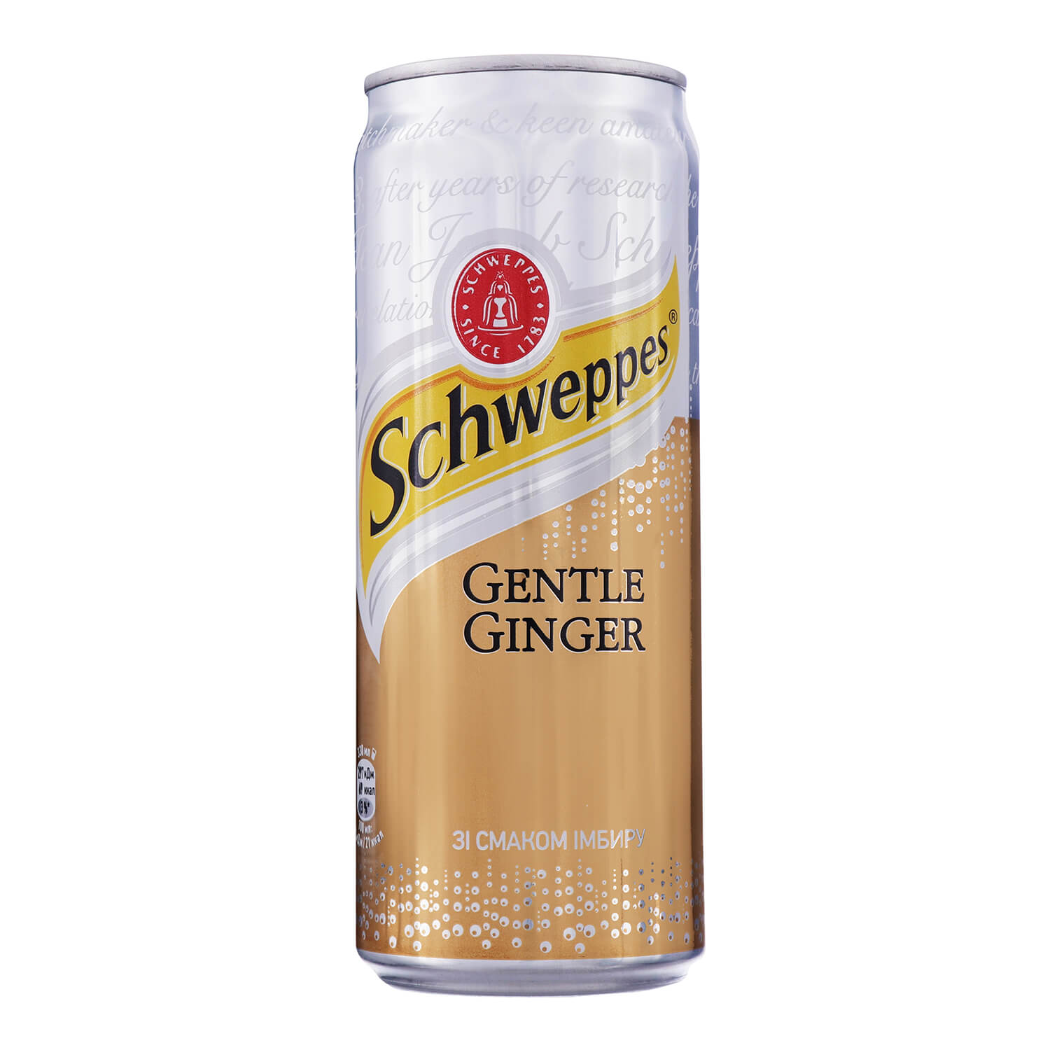 Напій Schweppes Gentle Ginger безалкогольний зі смаком імбиру 330 мл (820384) - фото 1