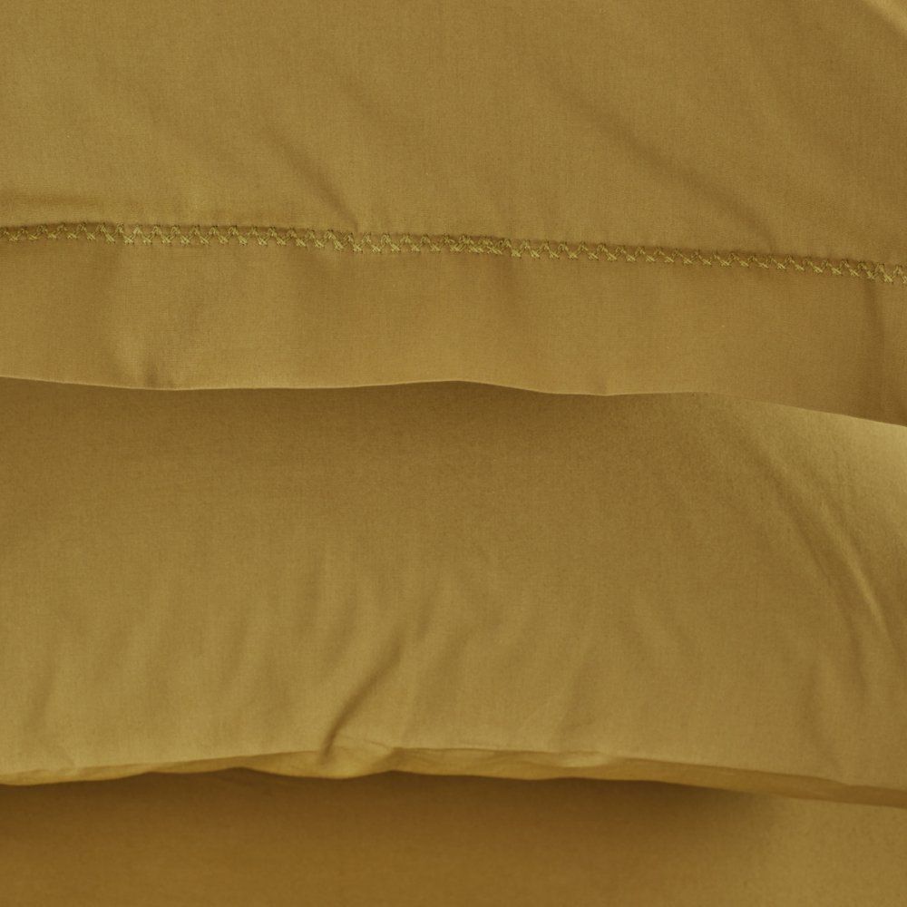 Комплект постельного белья Penelope Catherine moss green, перкаль, желтый (svt-2000022297516) - фото 4