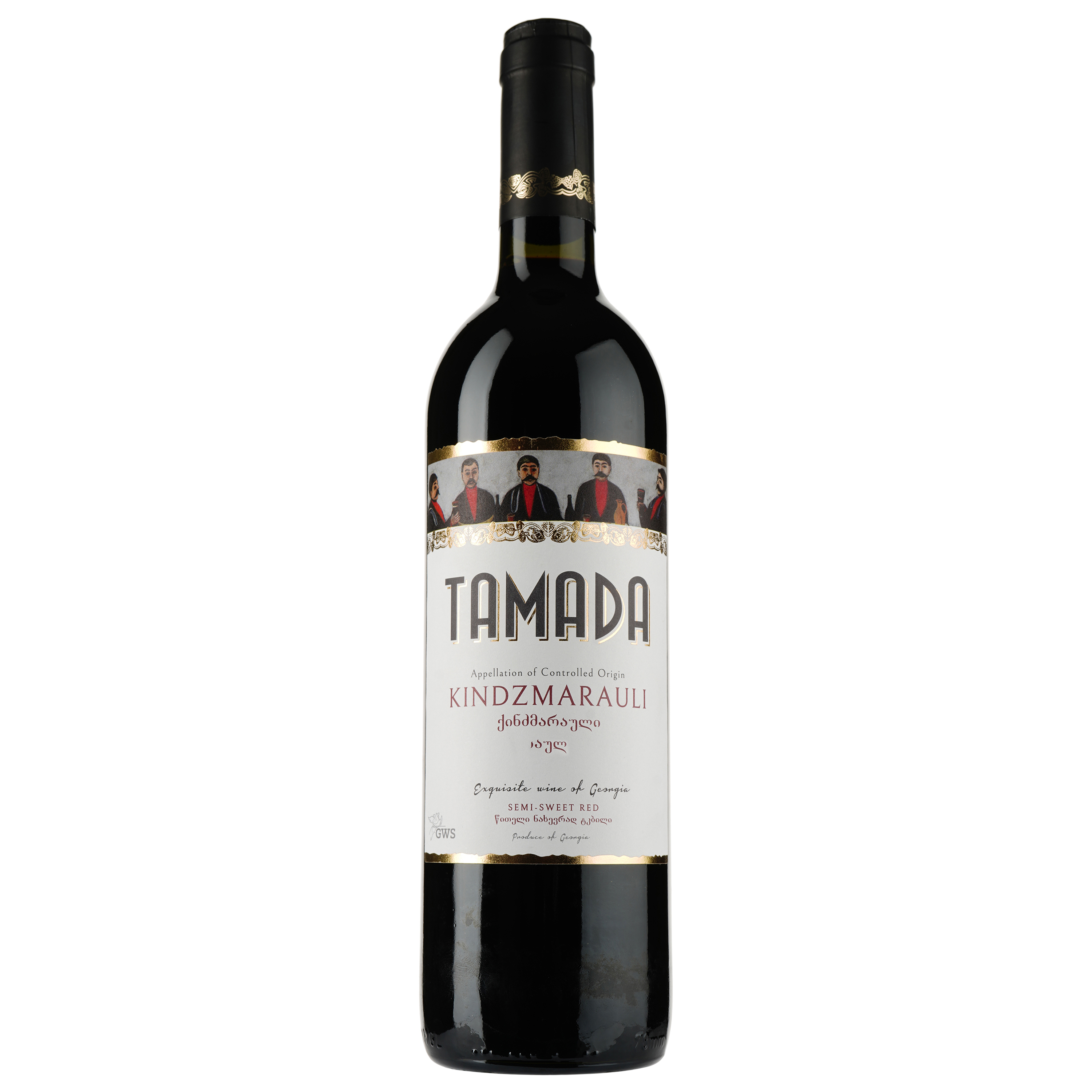 Вино Tamada Kindzmarauli AOC, червоне, напівсолодке, 11%, 0,75 л (201731) - фото 1