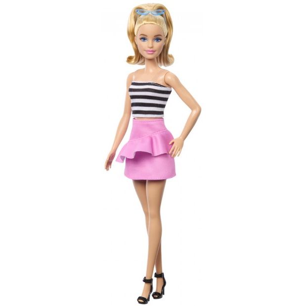 Кукла Barbie Модница в розовой юбке с рюшами (HRH11) - фото 3