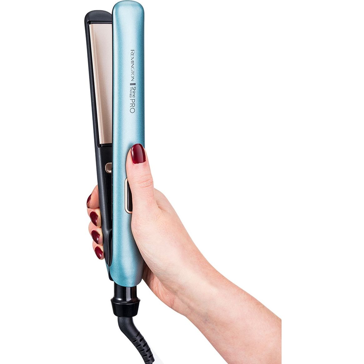 Выпрямитель Remington Shine Therapy PRO S9300 голубой - фото 5