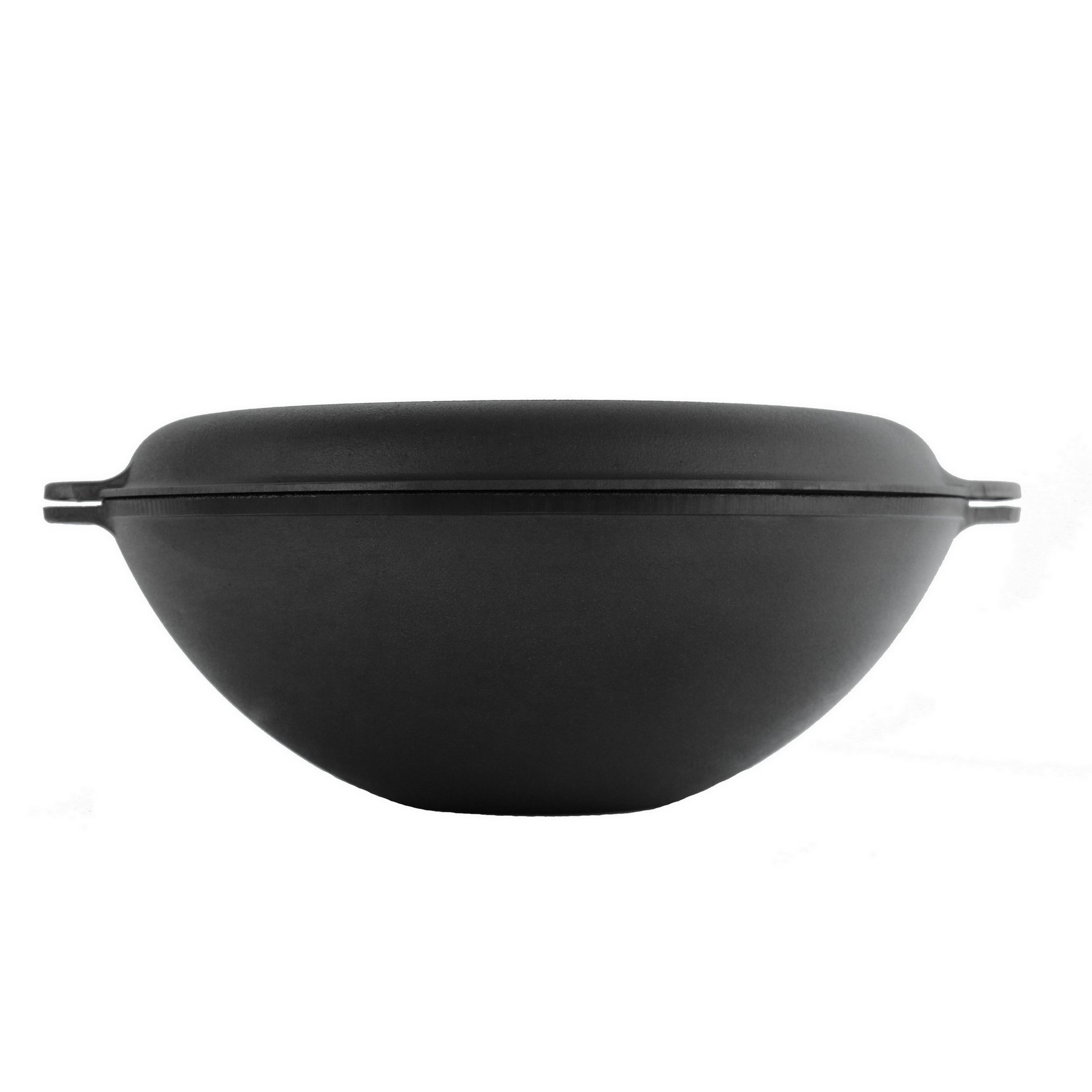 Сковорода Brizoll Wok чавунна з кришкою-сковородою, 36 см (W36-2) - фото 2