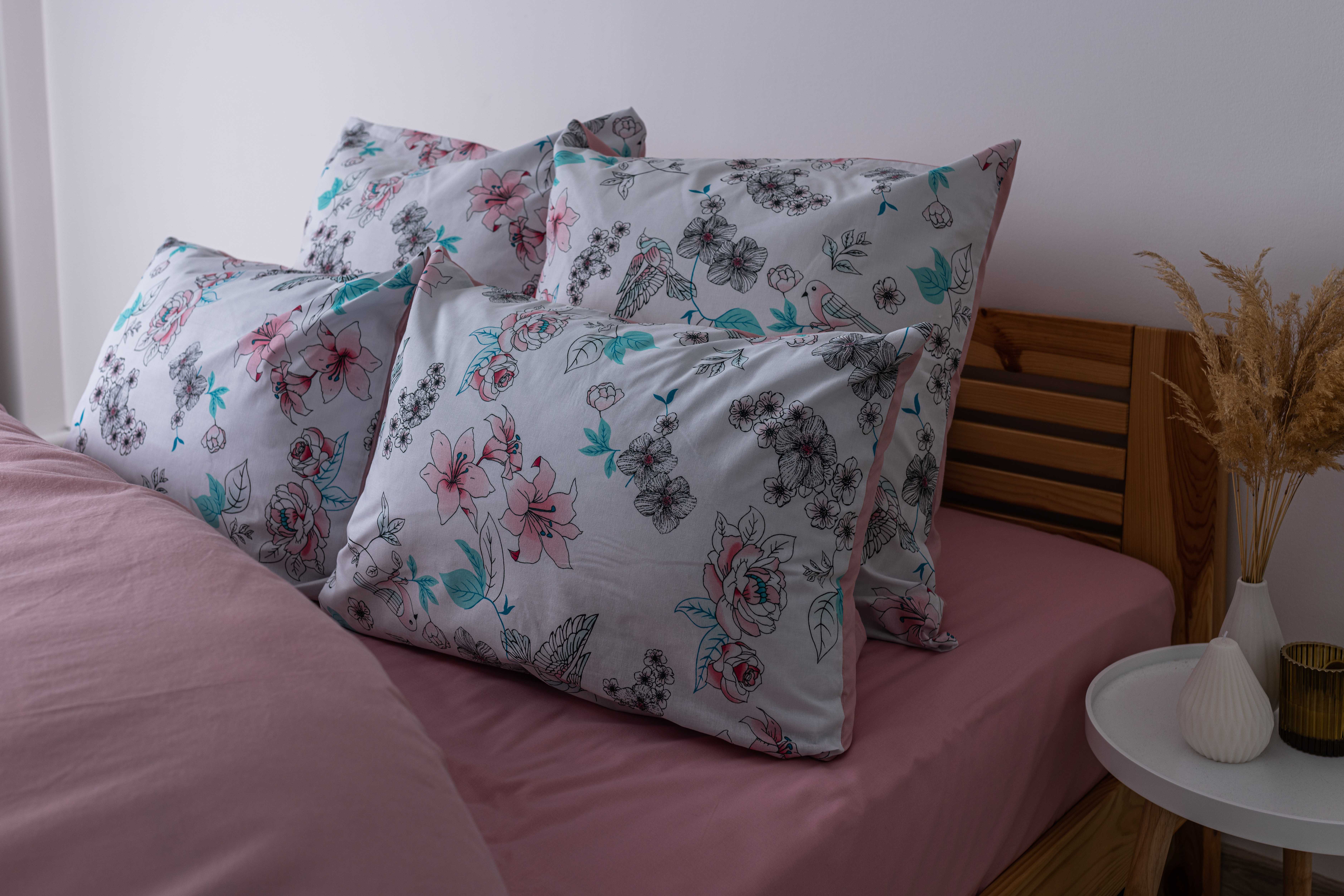 Комплект постельного белья ТЕП Soft dreams English Flower двуспальный белый с розовым (2-03858_25905) - фото 3
