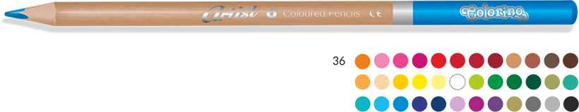 Карандаши цветные Colorino Рremium Artist, мягкие, 36 цветов, 36 шт. (83270PTR) - фото 2