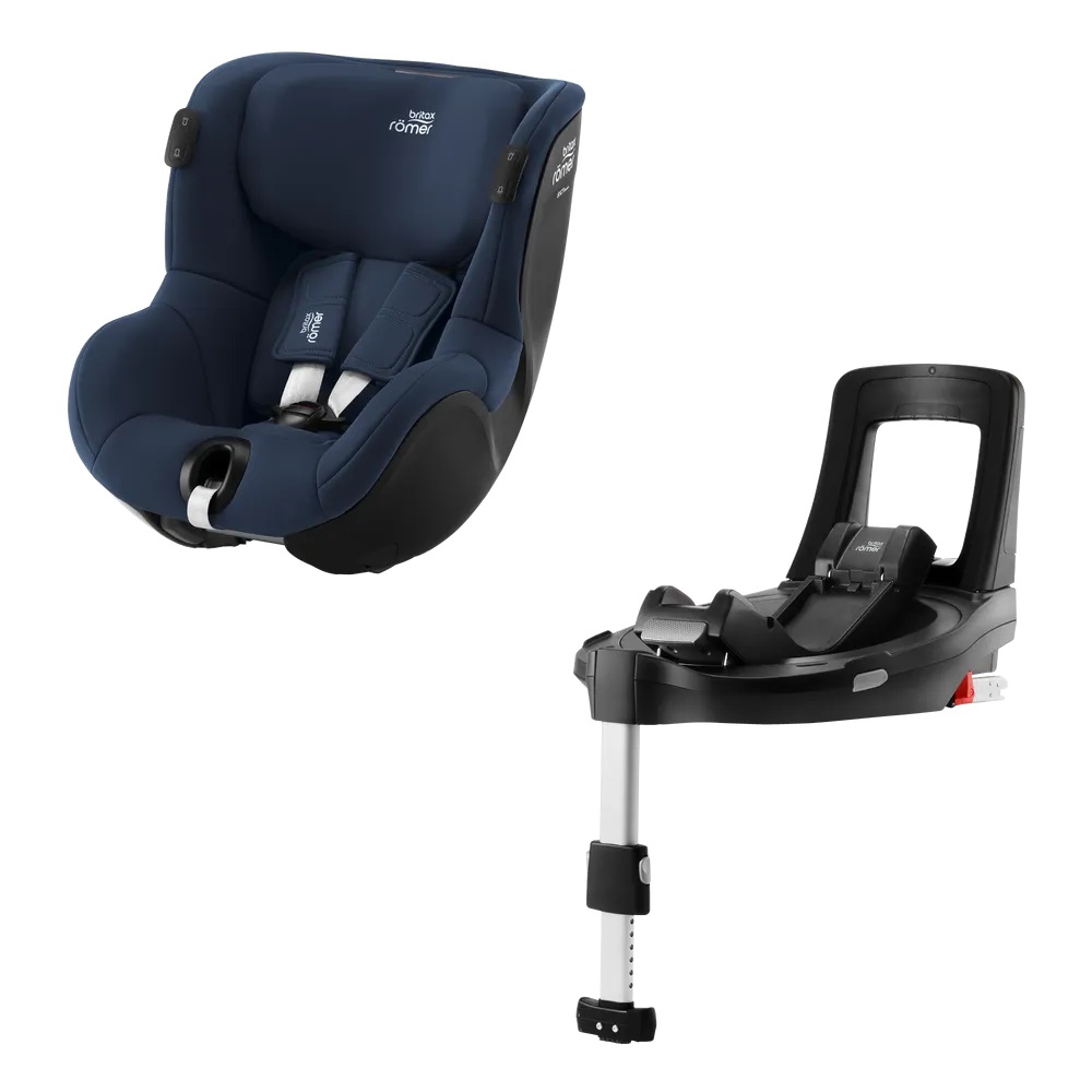 Автокресло Britax Romer Dualfix iSENSE Indigo Blue с платформой Flex Base (2000035114) - фото 1