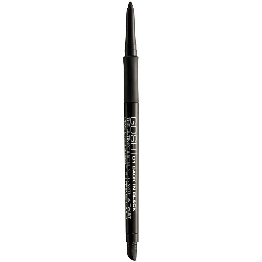 Олівець для очей Gosh Ultimate Eyeliner With A Twist відтінок 01 (Back in Black) 0.4 г - фото 1