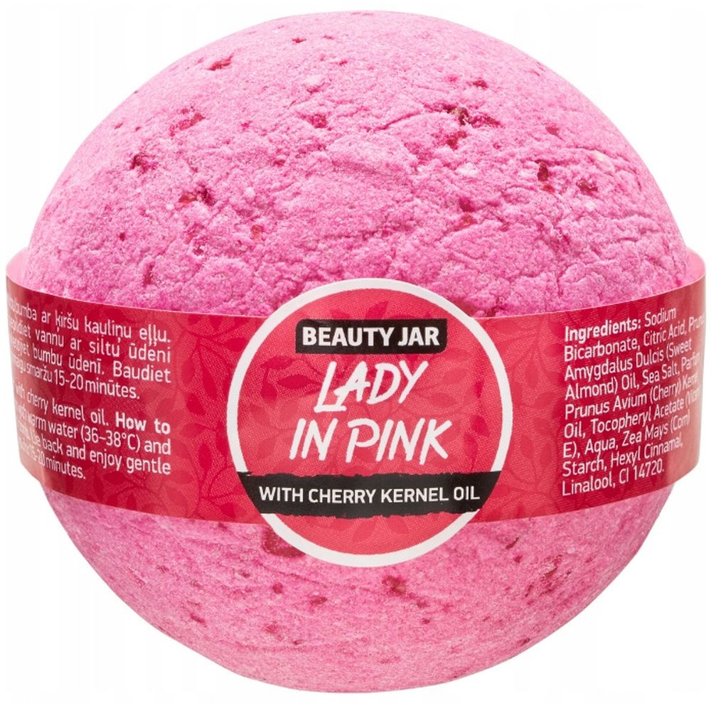 Бомбочка для ванны Beauty Jar Lady In Pink 200 г - фото 1