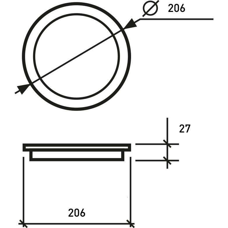 Світлодіодний світильник Eurolamp LED Downlight NEW 20W 4000K круглий (LED-DLR-20/4(new)) - фото 2