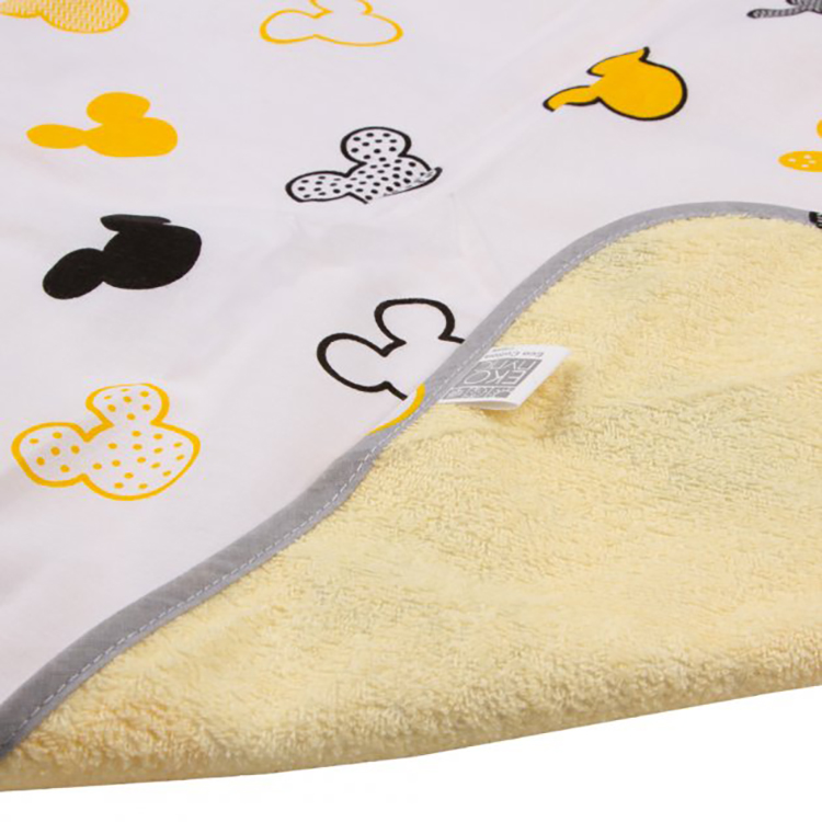 Многоразовая непромокаемая пеленка Эко Пупс Eco Cotton Мышки Микки, 65х90 см, белый - фото 2