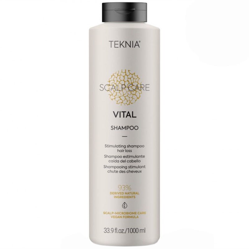 Безсульфатний міцелярний шампунь для запобігання випадіння волосся Lakme Teknia Scalp Care Vital Shampoo 1000 мл - фото 1