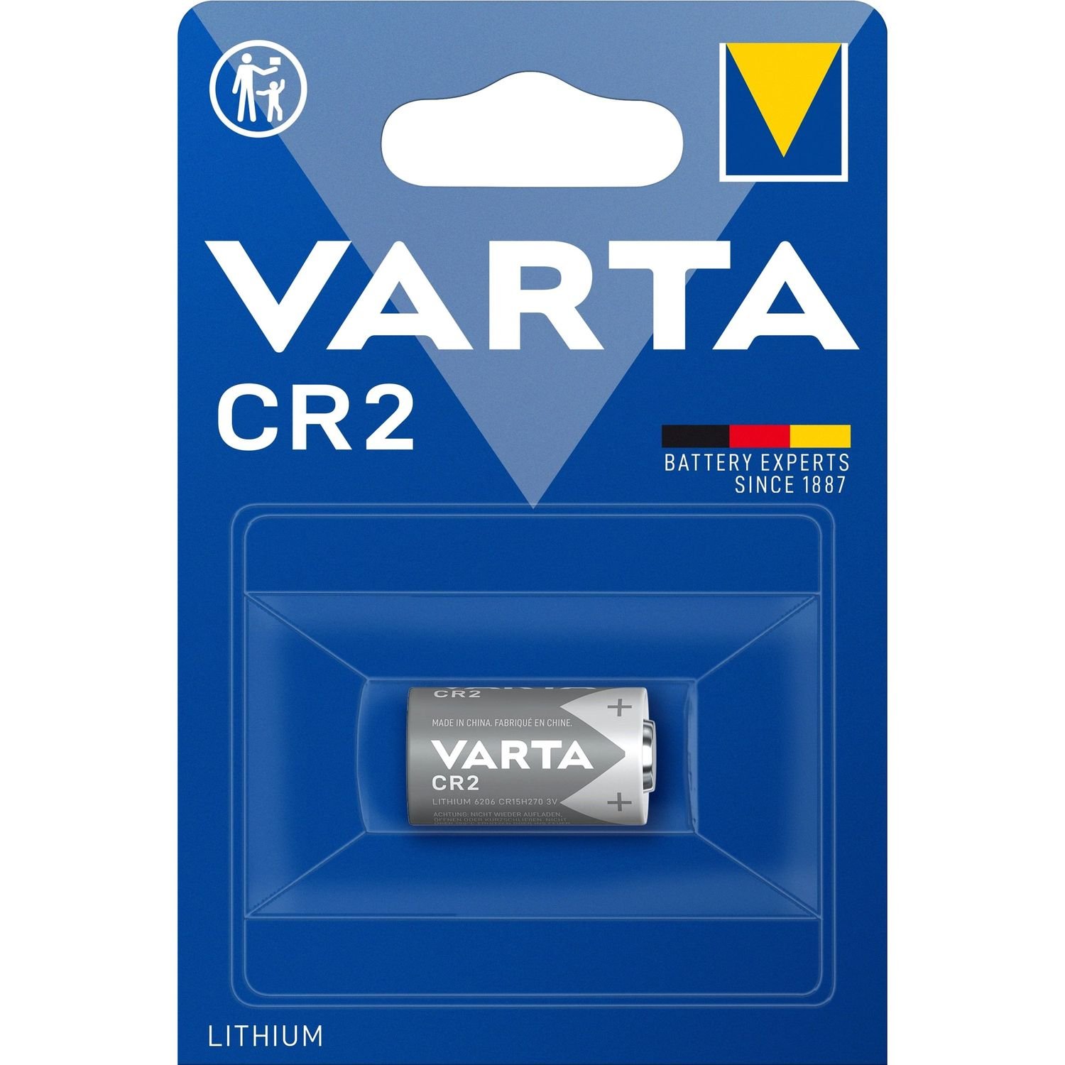 Батарейка Varta CR 2 Bli 1, 1 шт. - фото 1