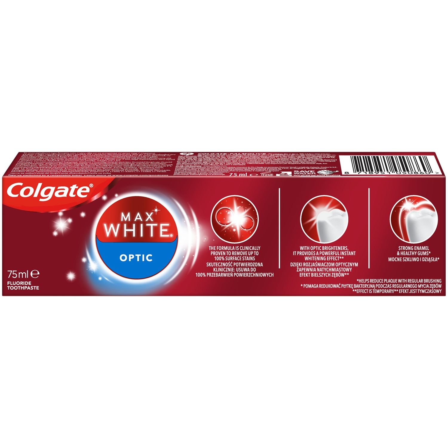 Зубна паста Colgate Max White One 75 мл - фото 6