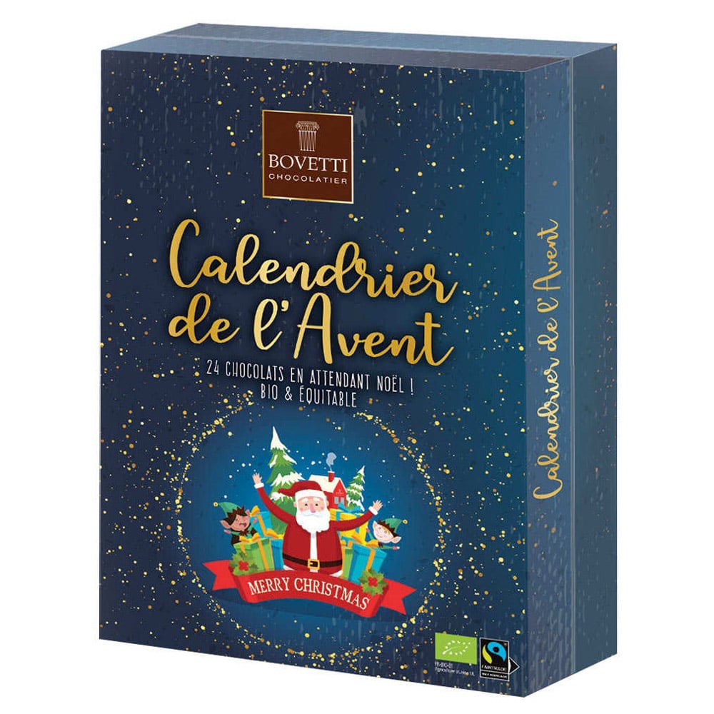 Набір шоколаду Bovetti Адвент календар органічний 150 г - фото 1