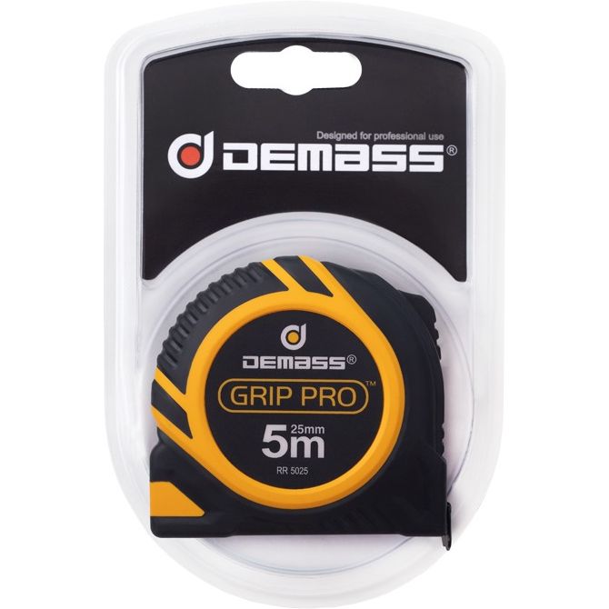 Рулетка вимірювальна Demass Grip Pro 5 м (RR 5025) - фото 5
