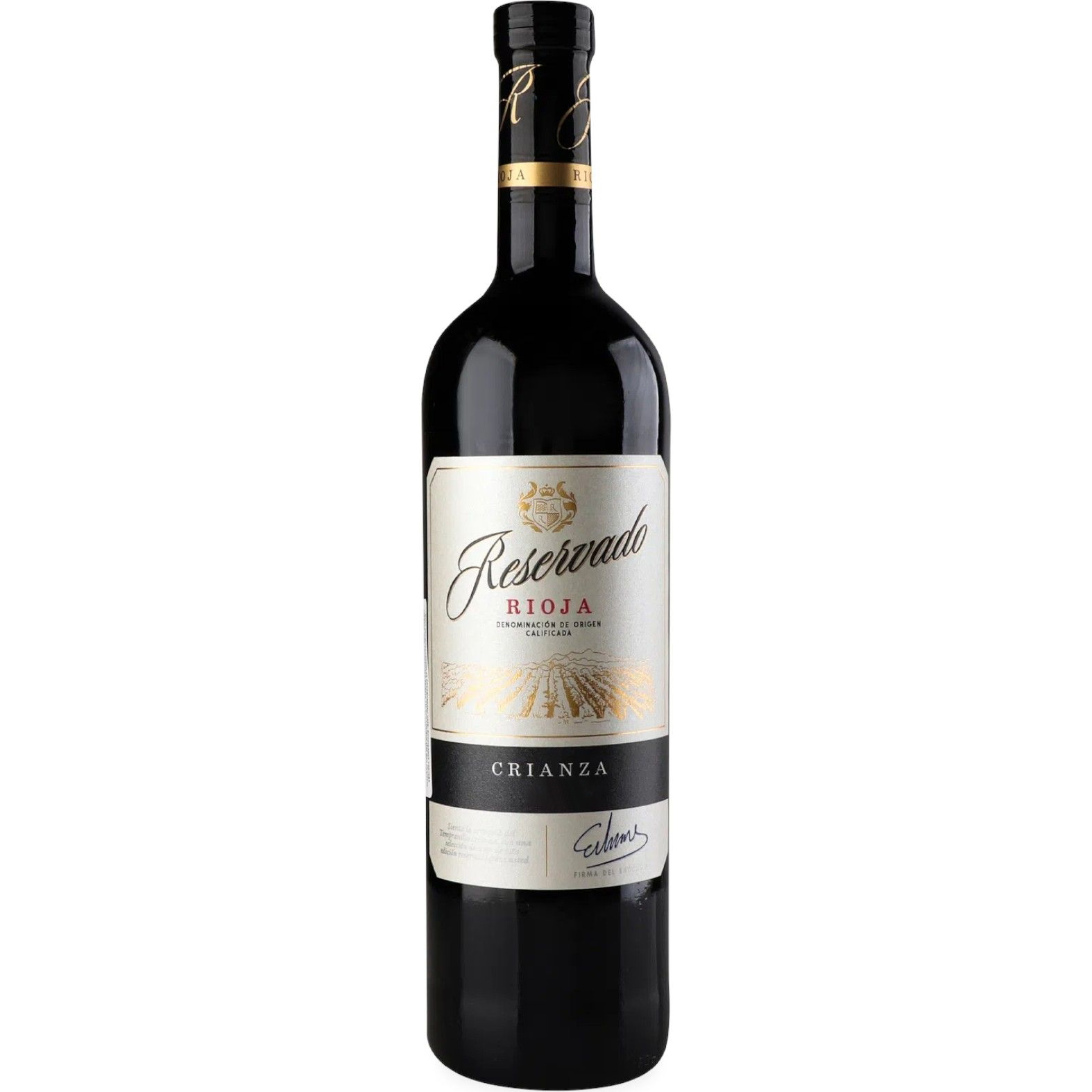 Вино Reservado Rioja Crianza красное сухое 0.75 л - фото 1