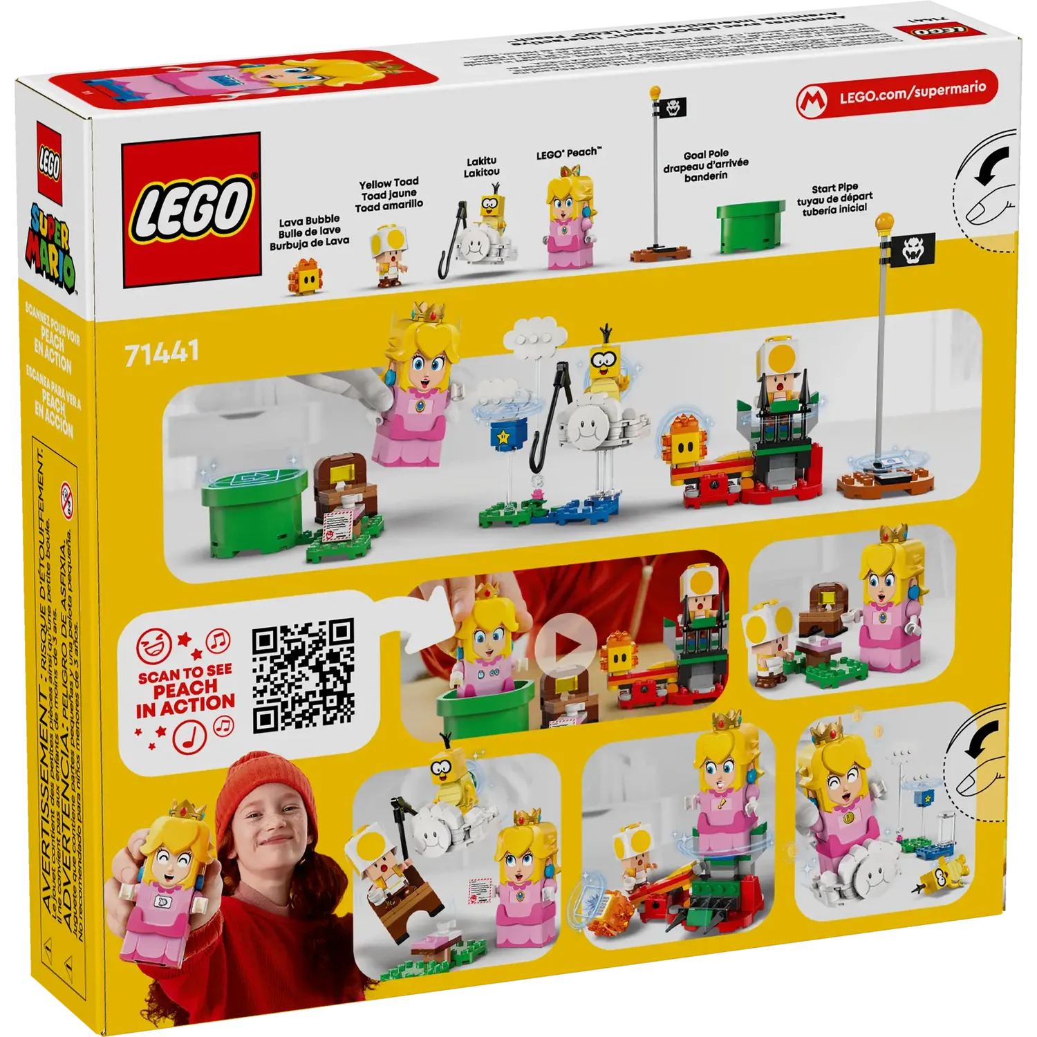 Конструктор LEGO Super Mario Приключения с интерактивной LEGO Печь 208 деталей (71441) - фото 11