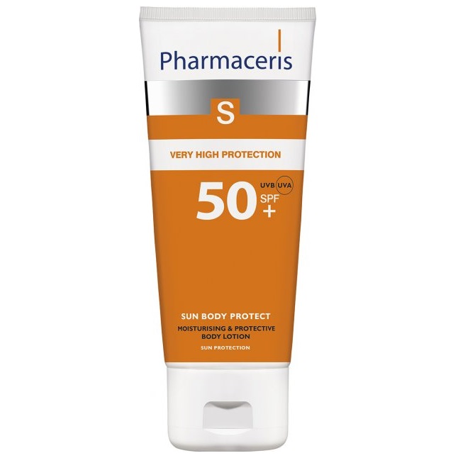 Увлажняющая эмульсия защитная Pharmaceris S Sun Body Protect для тела SPF50, 150 мл (E1495) - фото 1