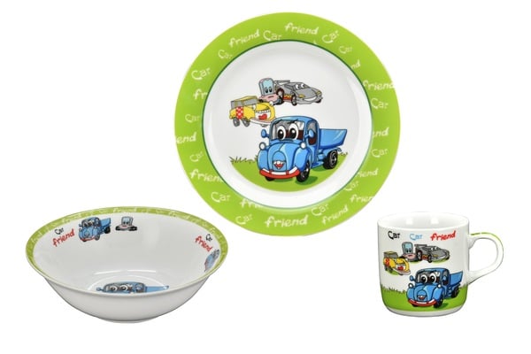 Набор детской посуды Limited Edition Cars, 3 предмета (6377317) - фото 5