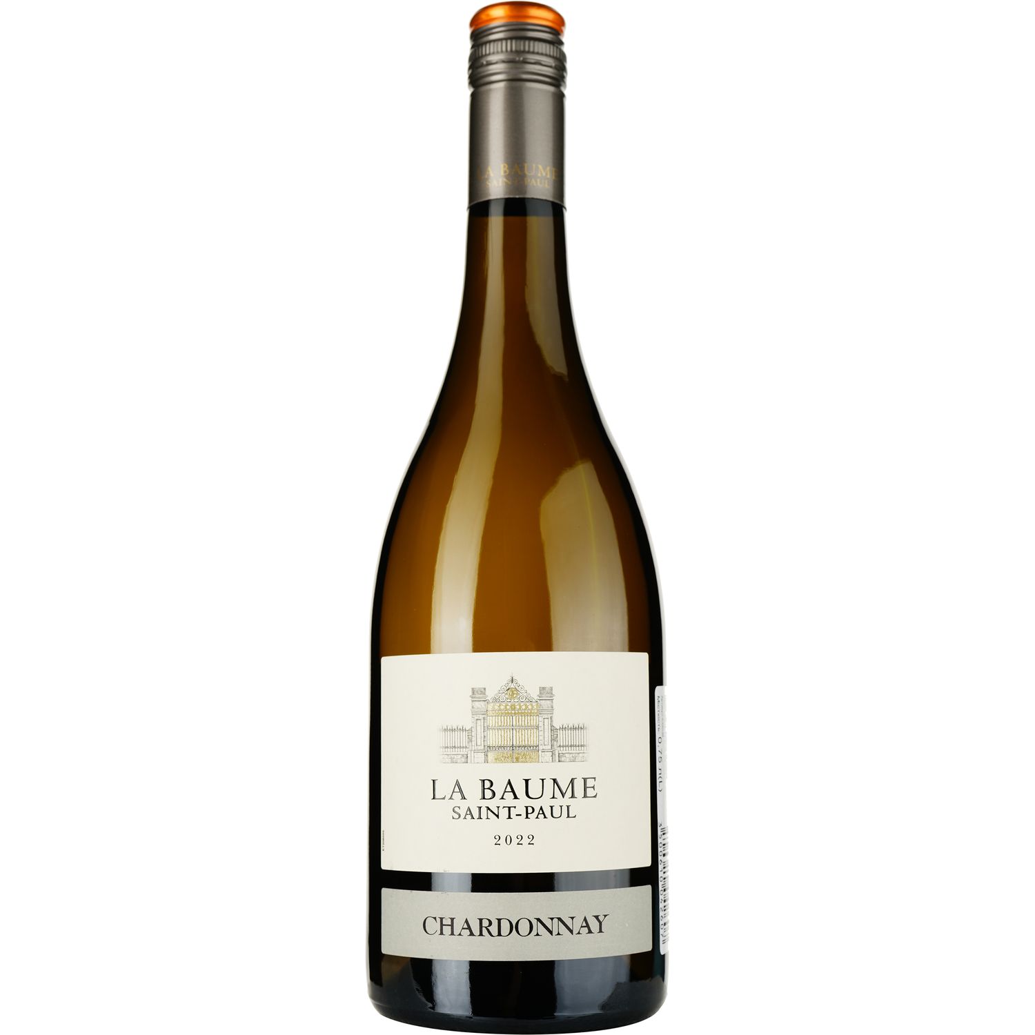 Вино Domaine De La Baume Saint Paul Chardonnay IGP Pays d'Oc 2022 белое сухое 0.75 л - фото 1