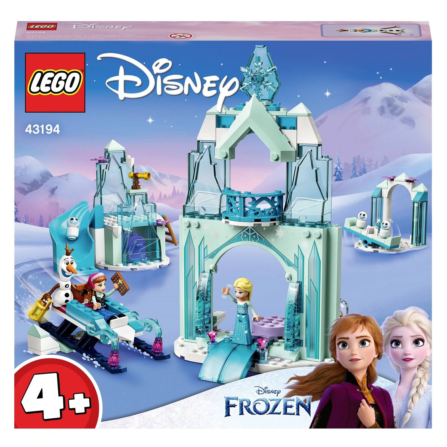 Конструктор LEGO Disney Princess Крижана чарівна країна Анни та Ельзи, 154 деталі (43194) - фото 1