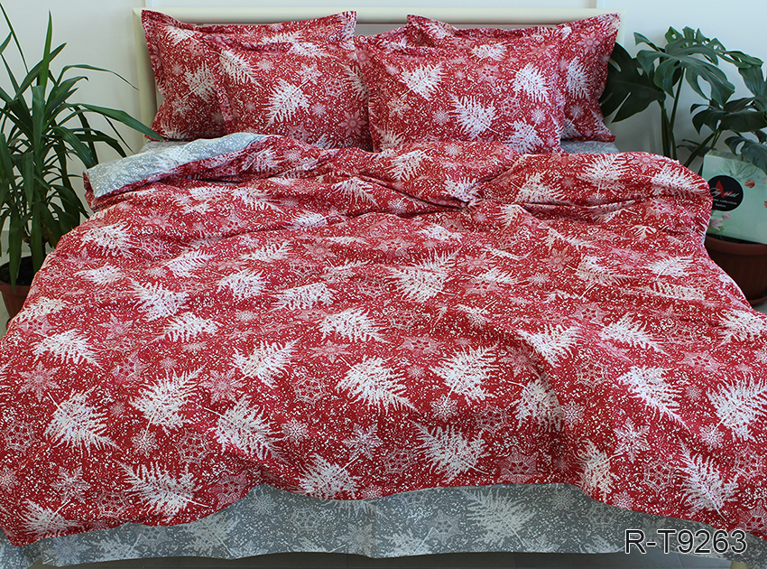 Комплект постельного белья TAG Tekstil с компаньоном Евро 000224271 (R-T9263) - фото 2