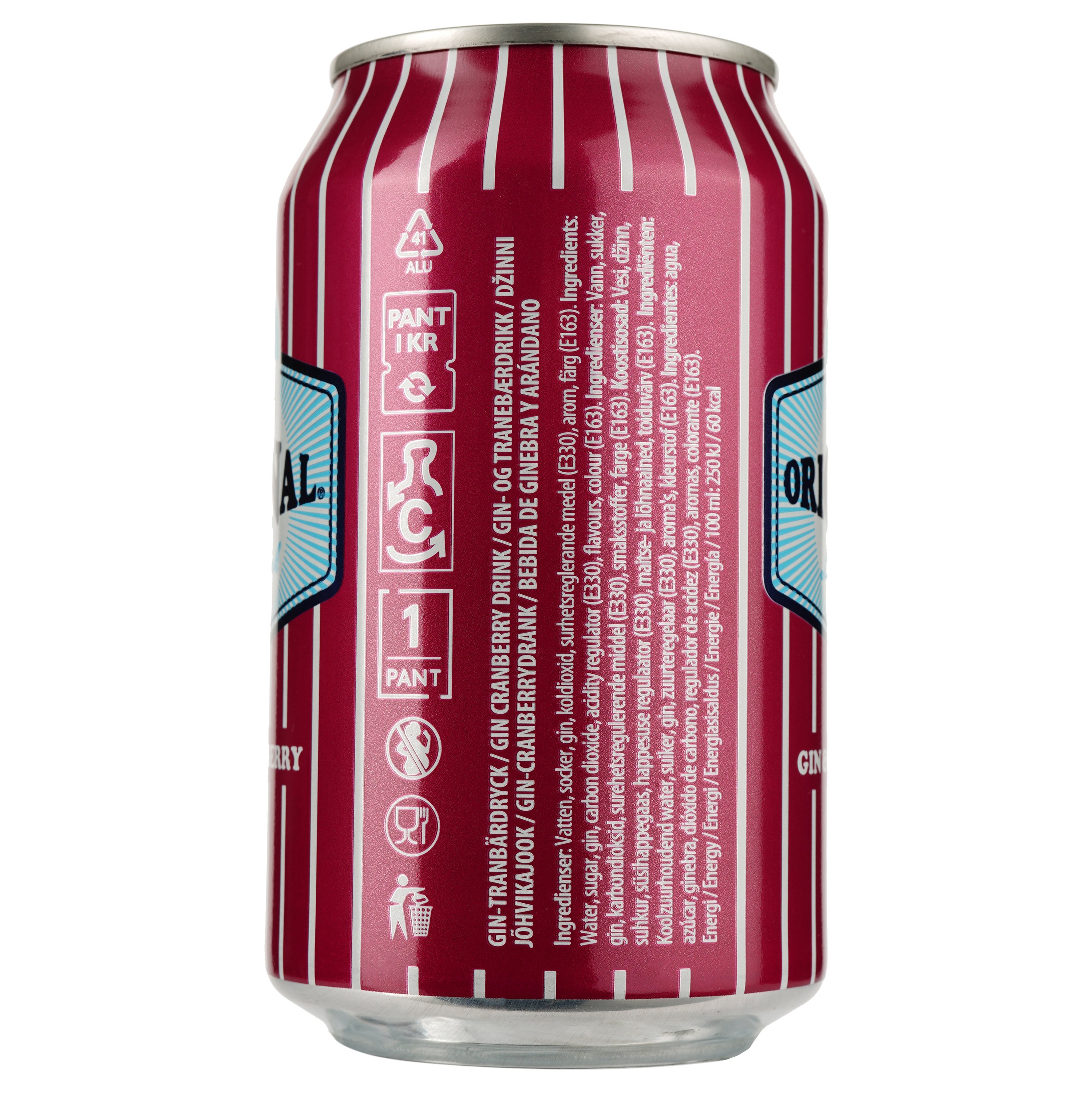 Напій слабоалкогольний Long Drink Gin Cranberry, 5,5%, ж/б, 0,33 л (839682) - фото 2