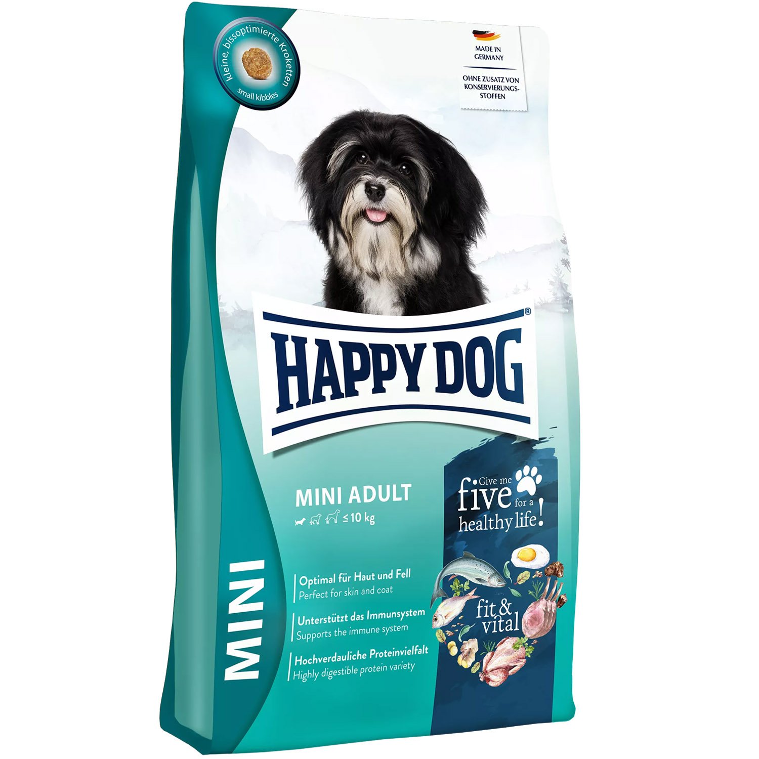 Сухий корм для дорослих собак дрібних порід Happy Dog fit & vital Adult, 800 г - фото 1