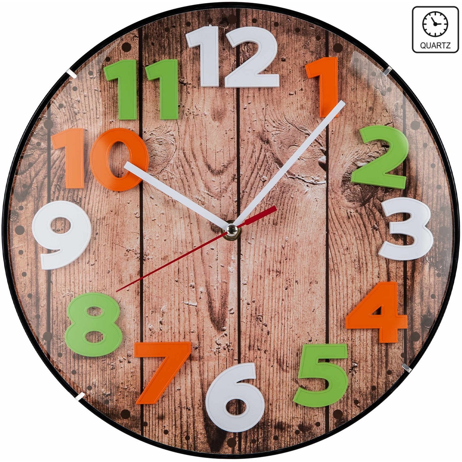 Часы настенные Technoline WT7435 Wood Brown (WT7435) - фото 2