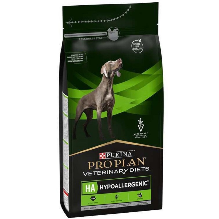 Сухой корм для собак всех пород Pro Plan Veterinary Diets Hypoallergenic при аллергических реакциях 1.3 кг - фото 1