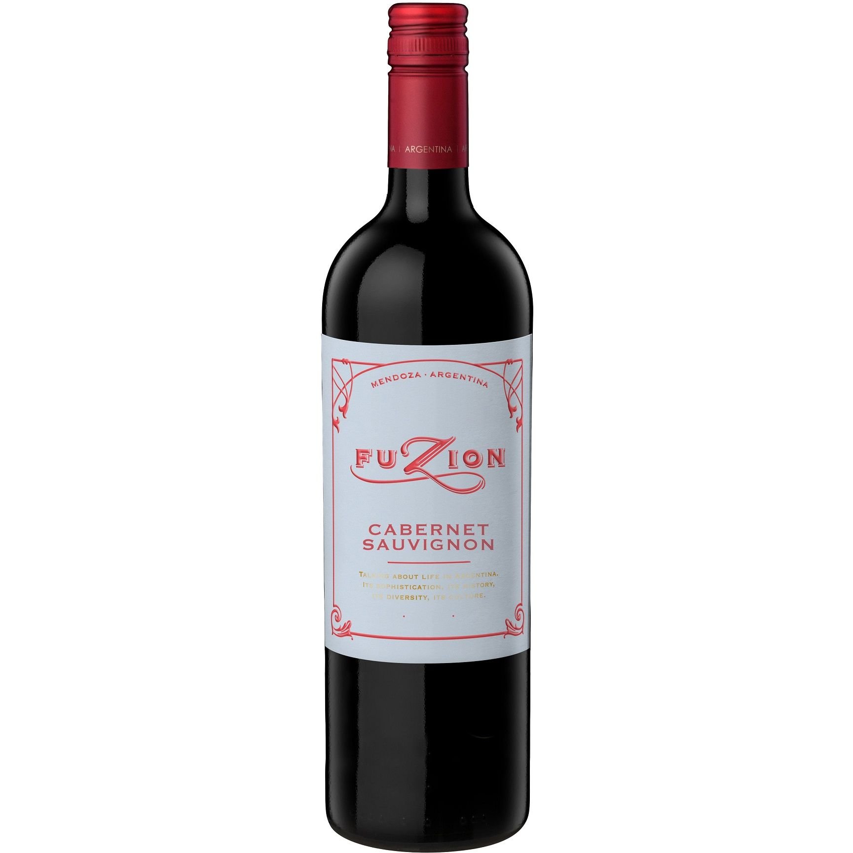 Вино Fuzion Cabernet Sauvignon, червоне, сухе, 13,5%, 0,75 л (35590) - фото 1