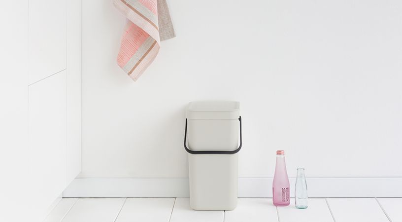 Відро для сміття Brabantia Sort&Go, 12 л, світло-сіре (213281) - фото 6