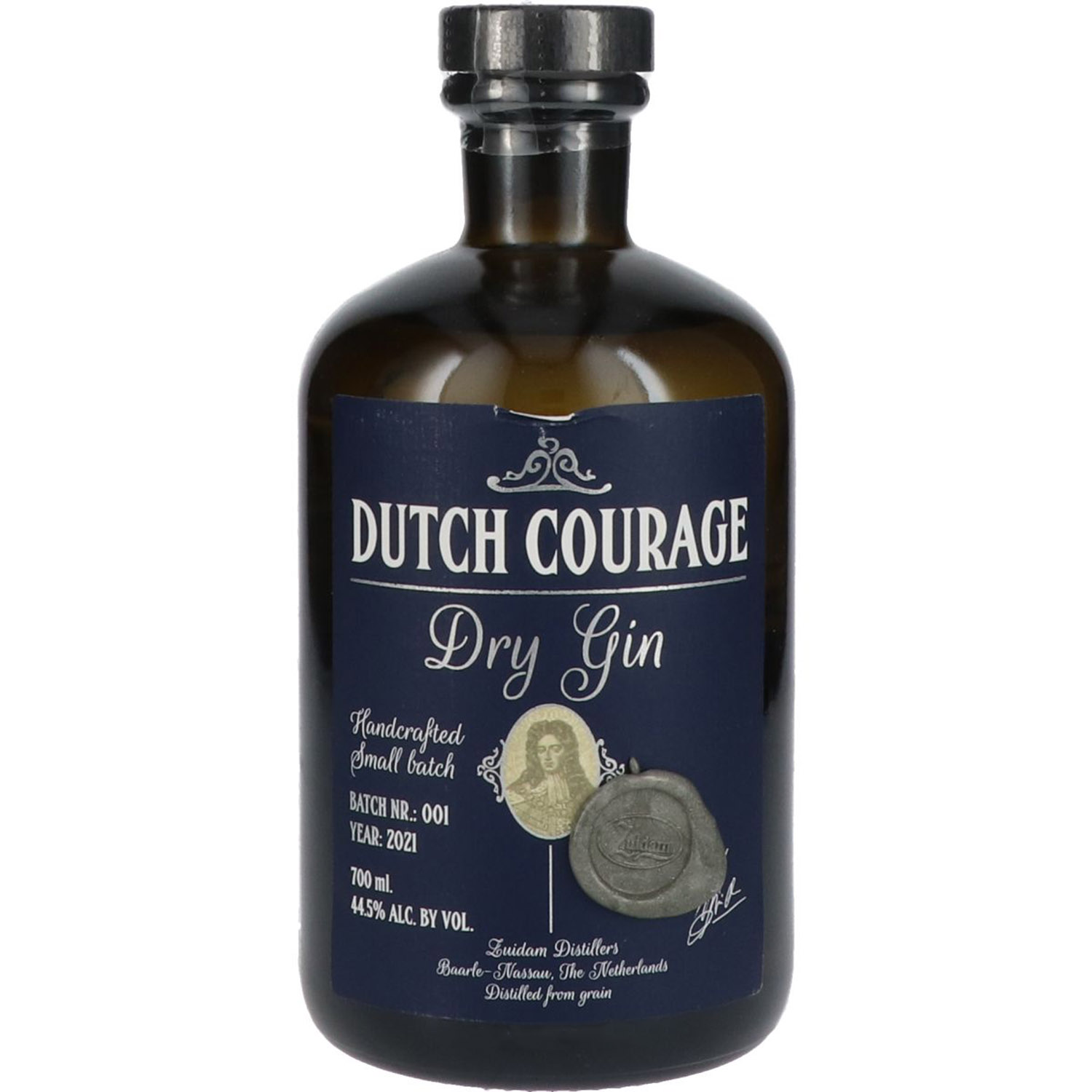 Джин Zuidam Dutch Courage Dry Gin 44.5% 0.7 л - фото 1