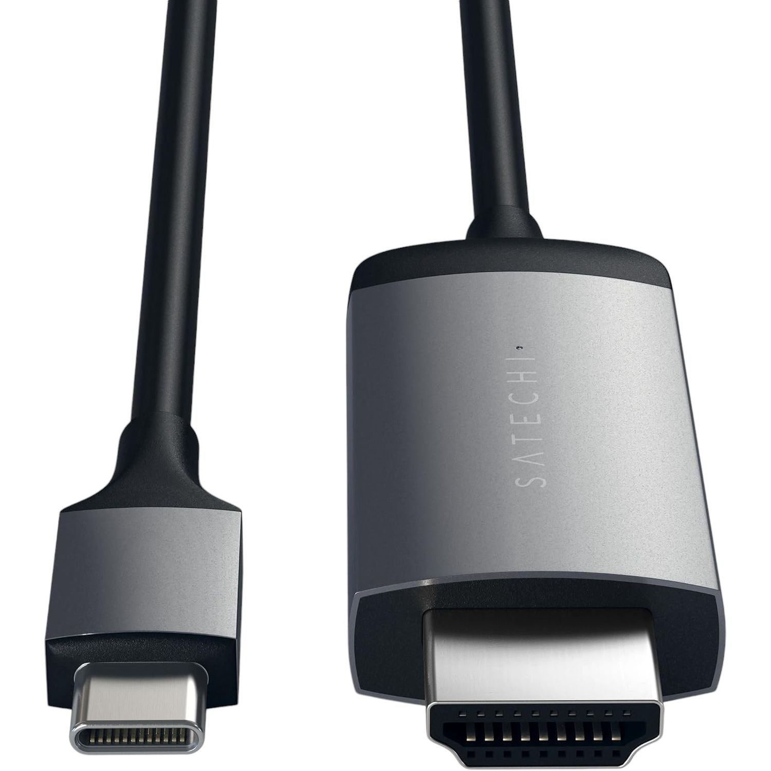 Кабель USB-C to 4K HDMI Satechi Cable Space Gray 1.8 м - фото 5