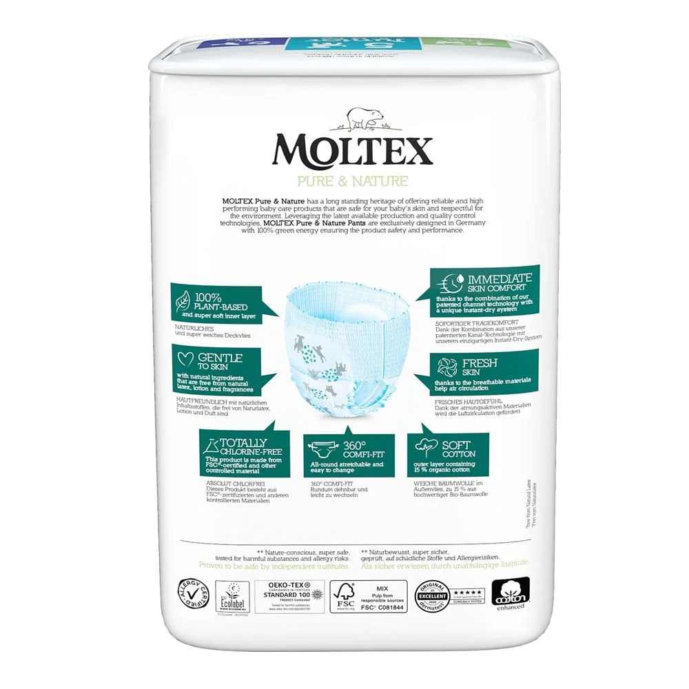 Підгузки-трусики Moltex Pure & Nature Джуніор (9-14 кг) 20 шт. - фото 2