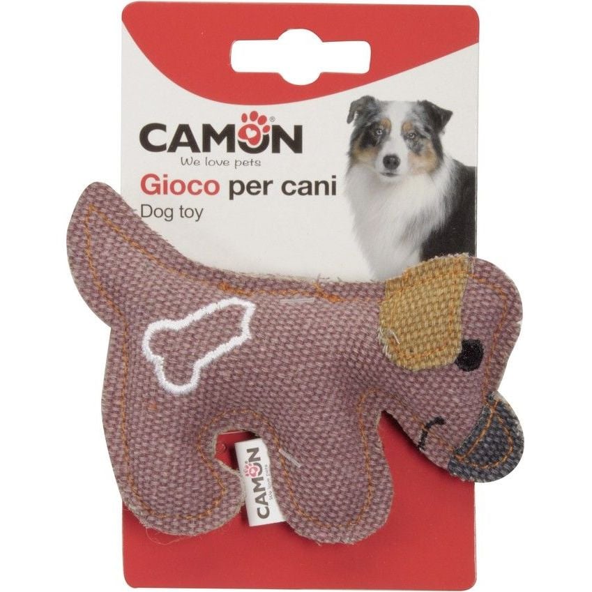 Іграшка для собак Camon Милий песик, текстиль, 11 см, в асортименті - фото 3
