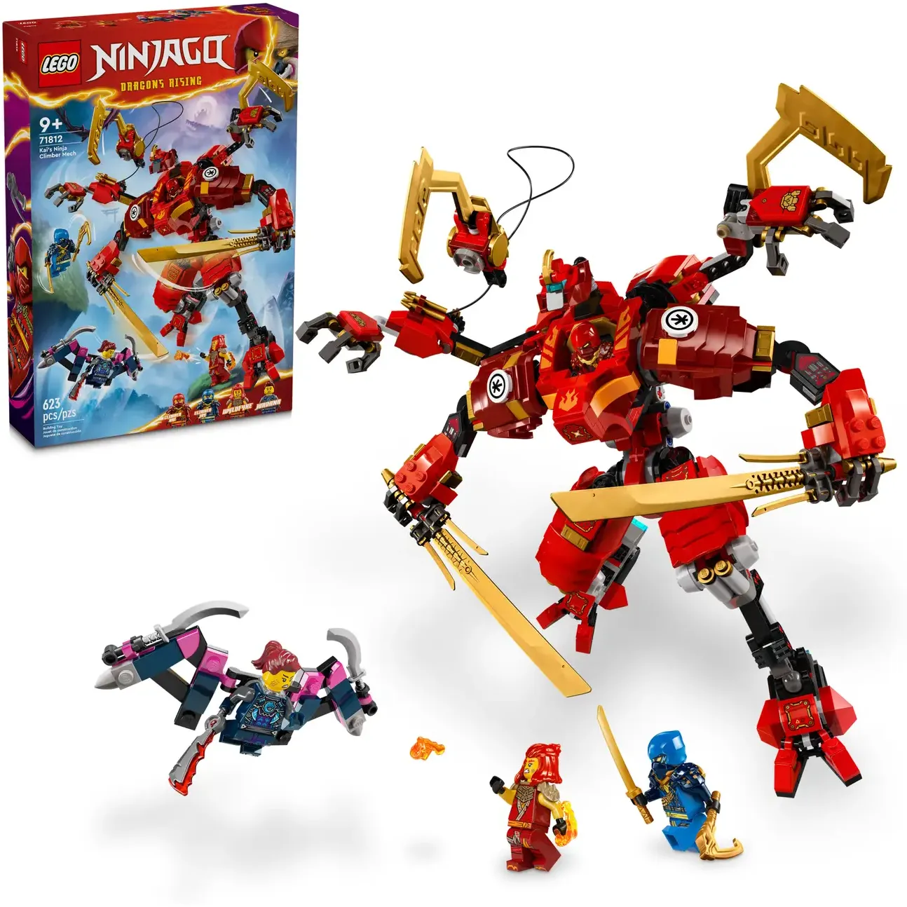 Конструктор LEGO Ninjago Робот-скелелаз ніндзя Кай 623 деталі (71812) - фото 2