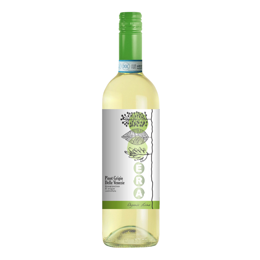 Вино Era Pinot Grigio Delle Venezie Organic, белое, сухое, 12%, 0,75 л - фото 1
