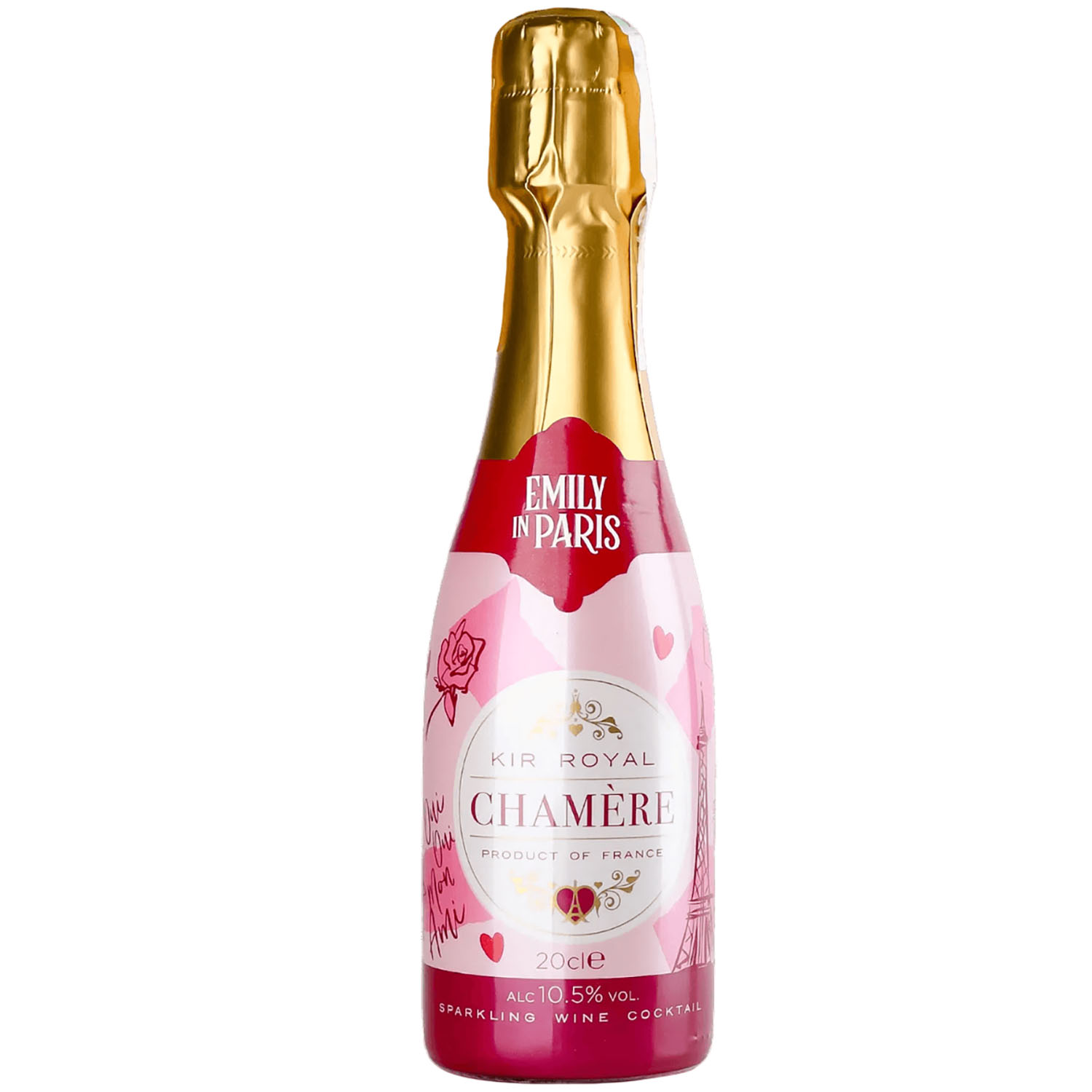 Напій алкогольний ігристий Chamere Kir Royal на основі вина 10.5
