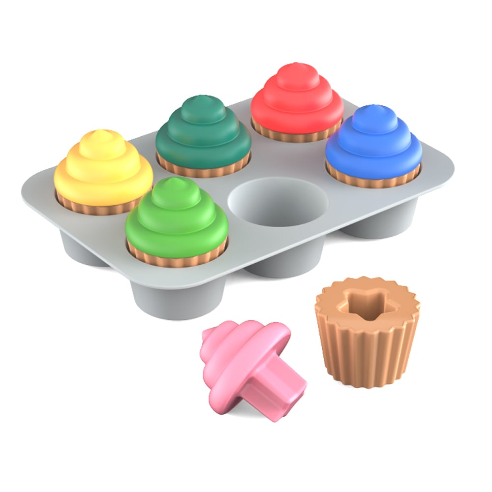 Игрушка-сортер Bright Starts Sort & Sweet Cupcakes (12499) - фото 1