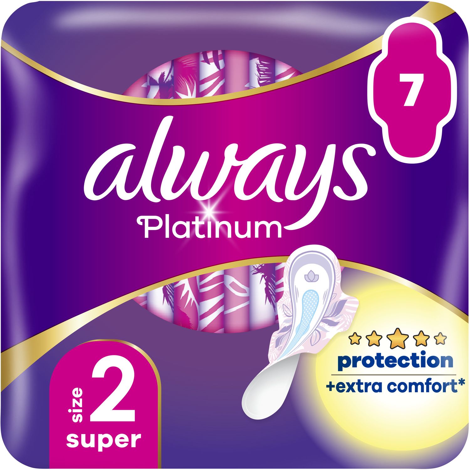 Гигиенические прокладки Always Platinum Super Single 7 шт. - фото 1