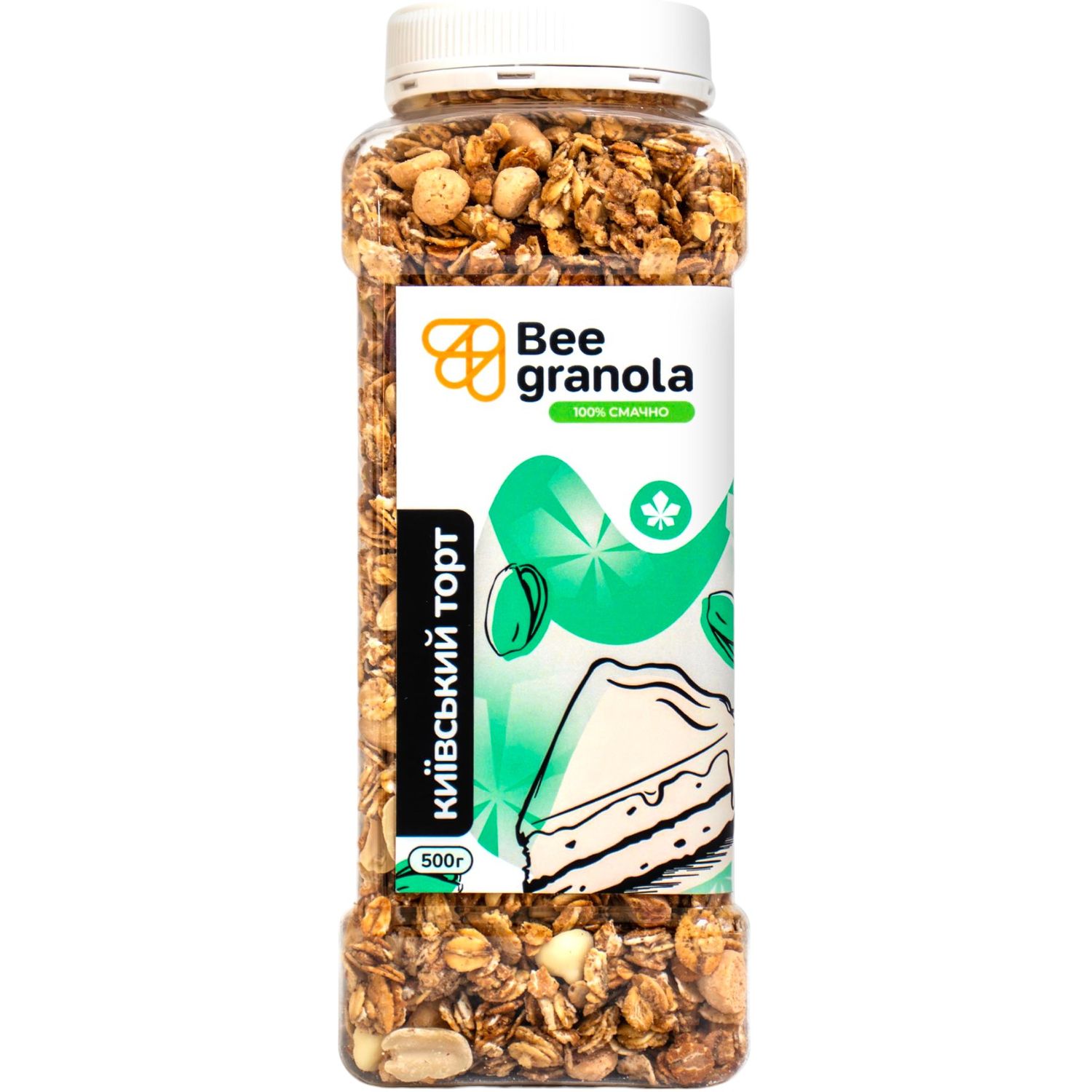 Гранола Bee Granola Киевский торт 500 г - фото 1