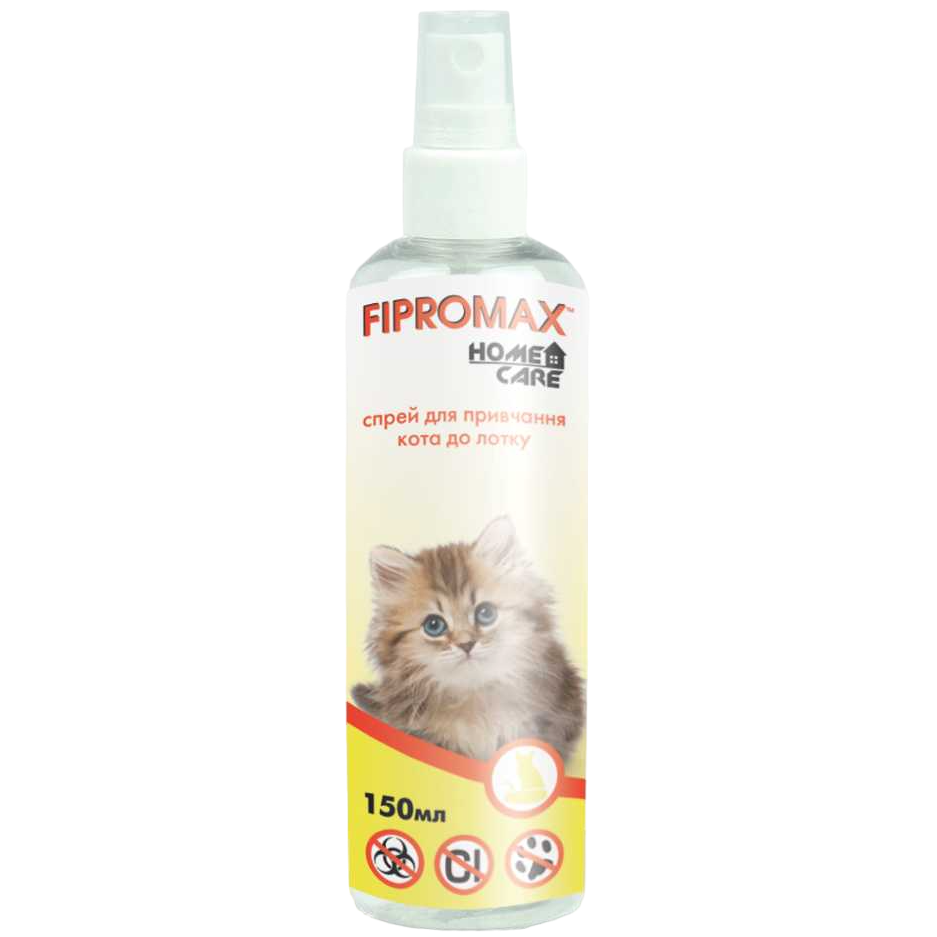 Спрей для привчання котів до лотка Fipromax Home Care, 100 мл - фото 1