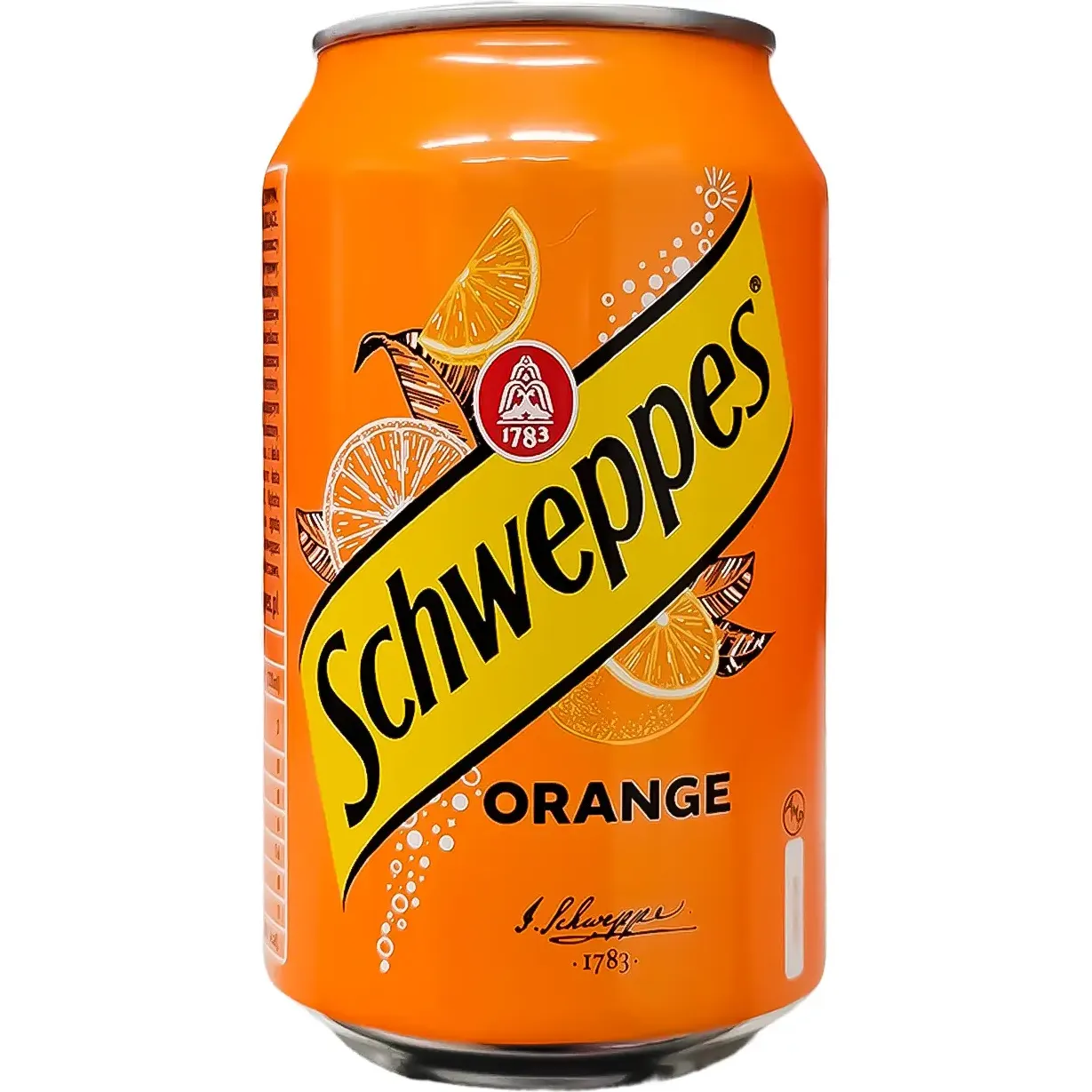 Напій безалкогольний Schweppes Orange сильногазований 0.33 л з/б (755163) - фото 1