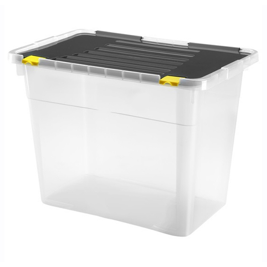 Ящик пластиковий з кришкою Heidrun One, 100 л, 78х35,5х47,5 см (660) - фото 1