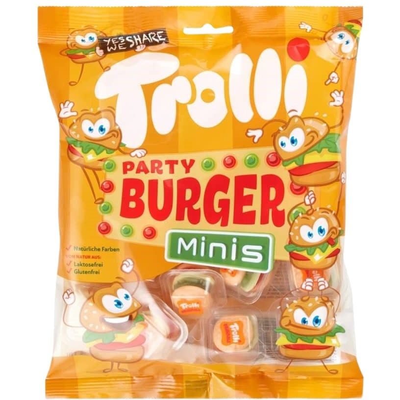 Конфеты жевательные Trolli Mini Burger 170 г (884846) - фото 1